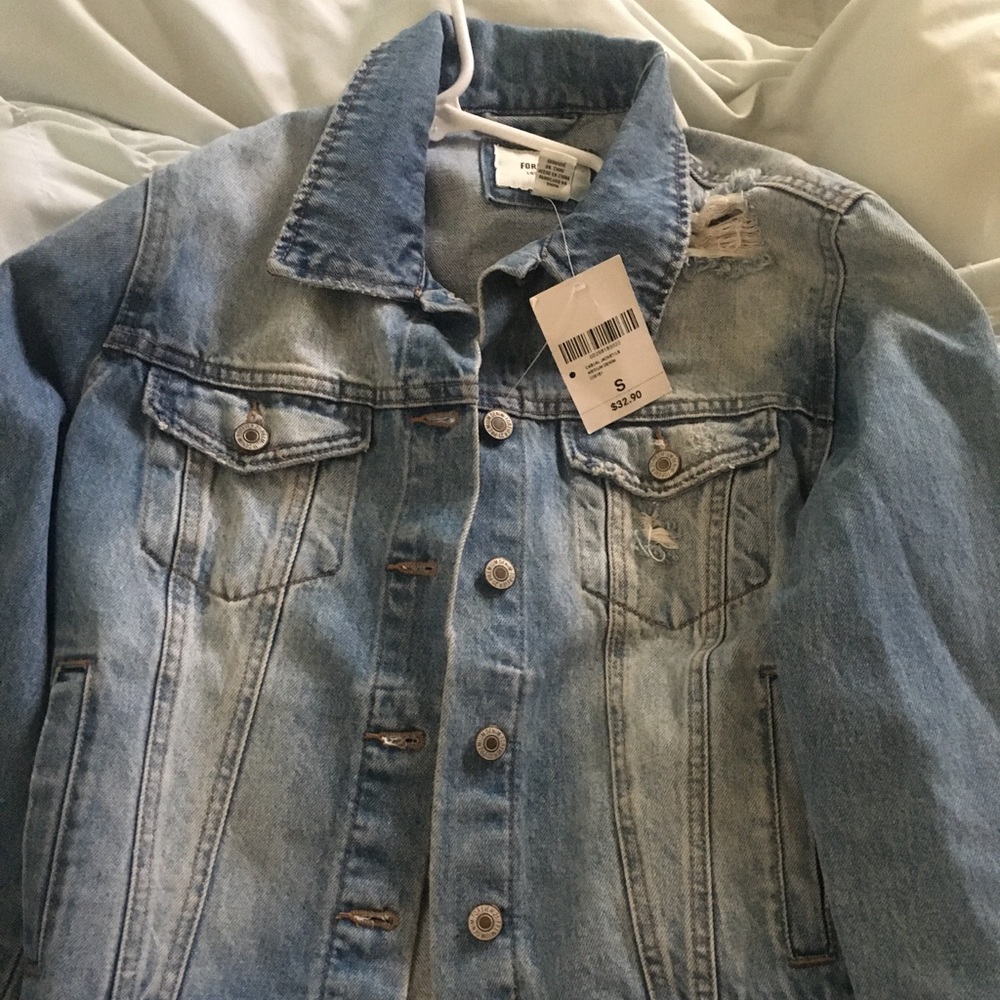 Destroyed jean jacket